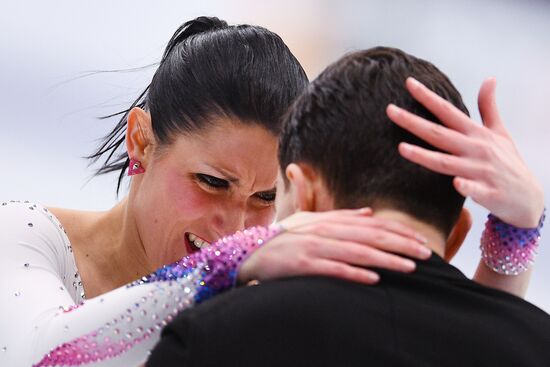 European Figure Skating Championships. Ice dancing. Short dance