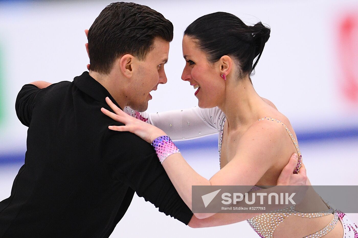 European Figure Skating Championships. Ice dancing. Short dance