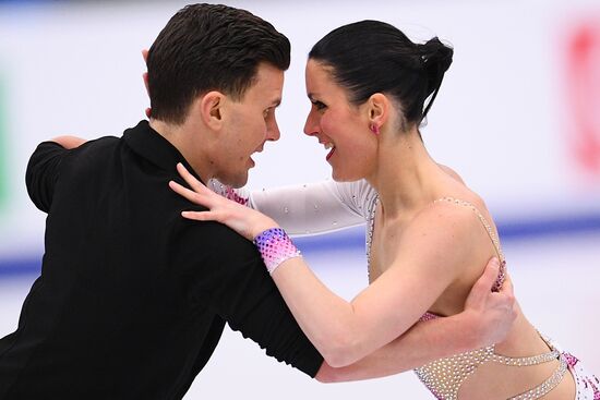 European Figure Skating Championships. Ice dancing. Short dance