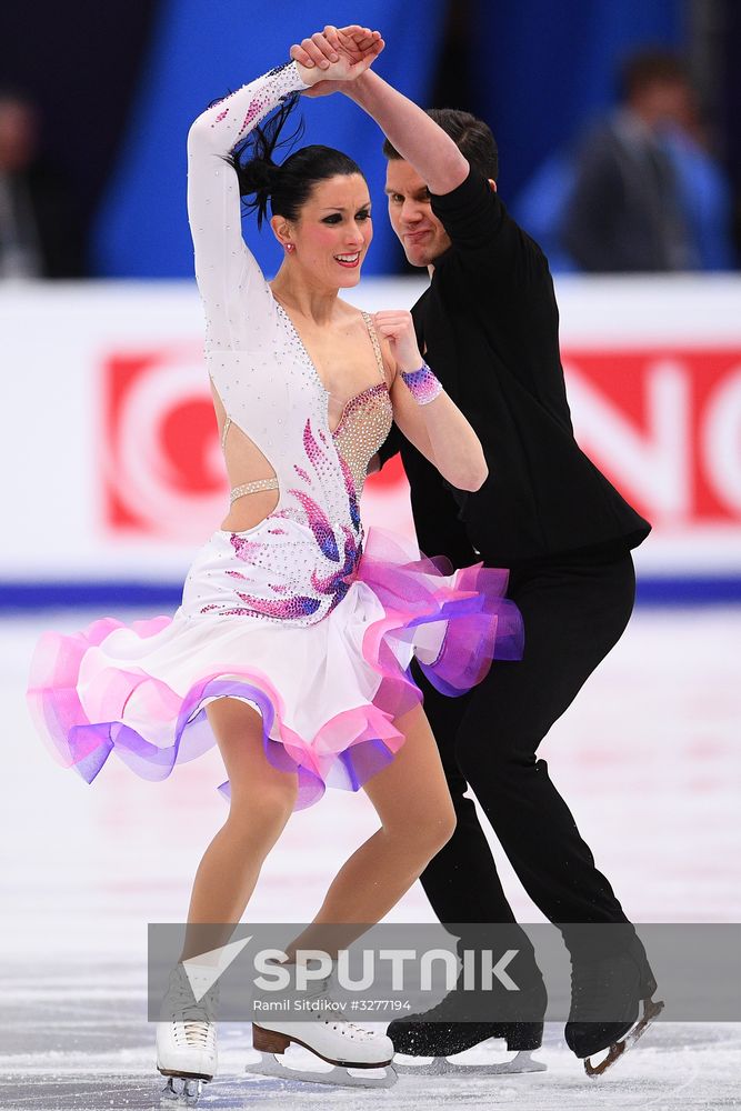 European Figure Skating Championships. Ice dancing. Short dance