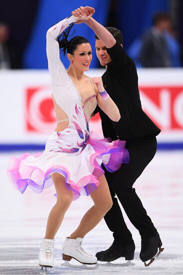 European Figure Skating Championships. Ice dancing. Short dance