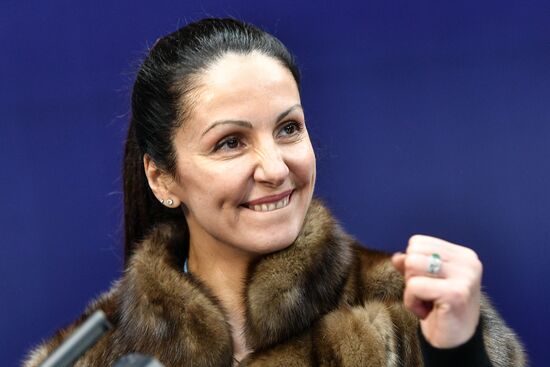 European Figure Skating Championships. Ice dancing. Short dance