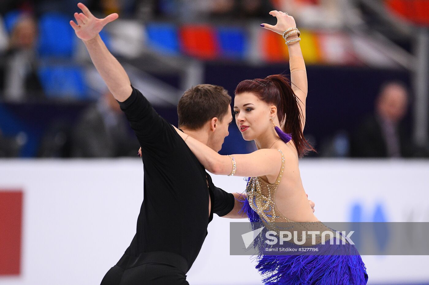 European Figure Skating Championships. Ice dancing. Short dance