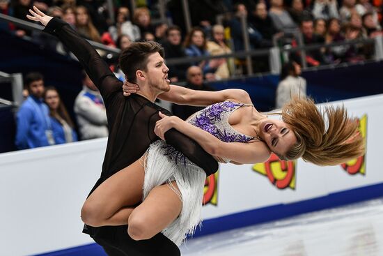 European Figure Skating Championships. Ice dancing. Short dance