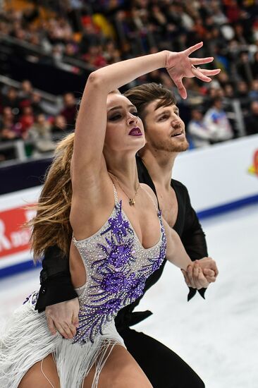 European Figure Skating Championships. Ice dancing. Short dance