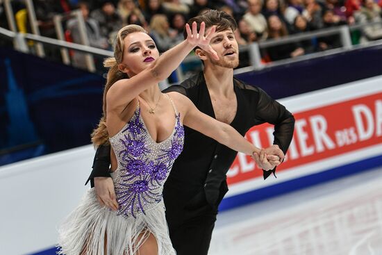 European Figure Skating Championships. Ice dancing. Short dance