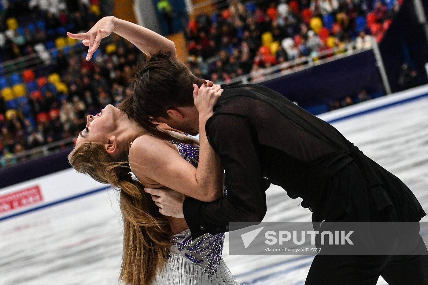 European Figure Skating Championships. Ice dancing. Short dance