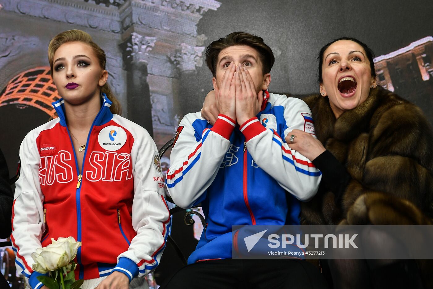 European Figure Skating Championships. Ice dancing. Short dance