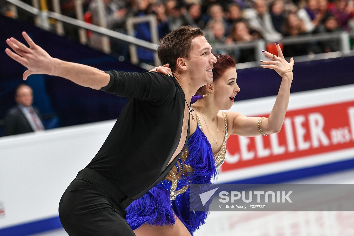 European Figure Skating Championships. Ice dancing. Short dance
