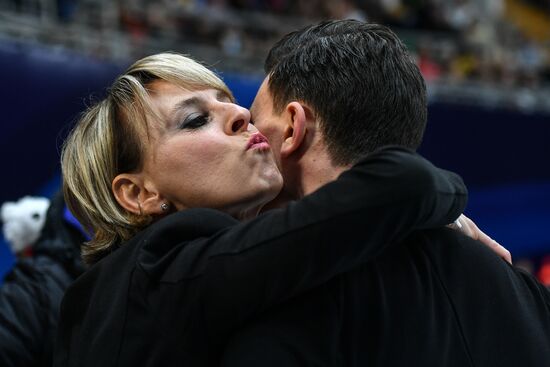European Figure Skating Championships. Ice dancing. Short dance
