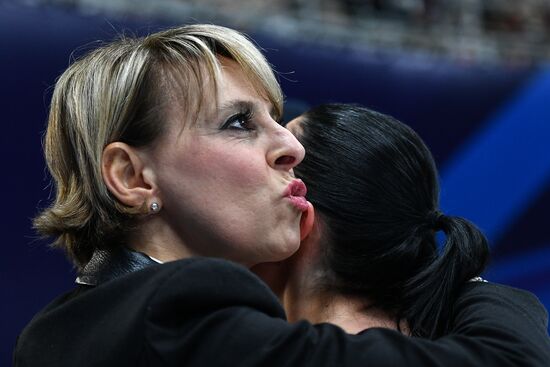 European Figure Skating Championships. Ice dancing. Short dance