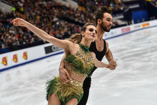 European Figure Skating Championships. Ice dancing. Short dance