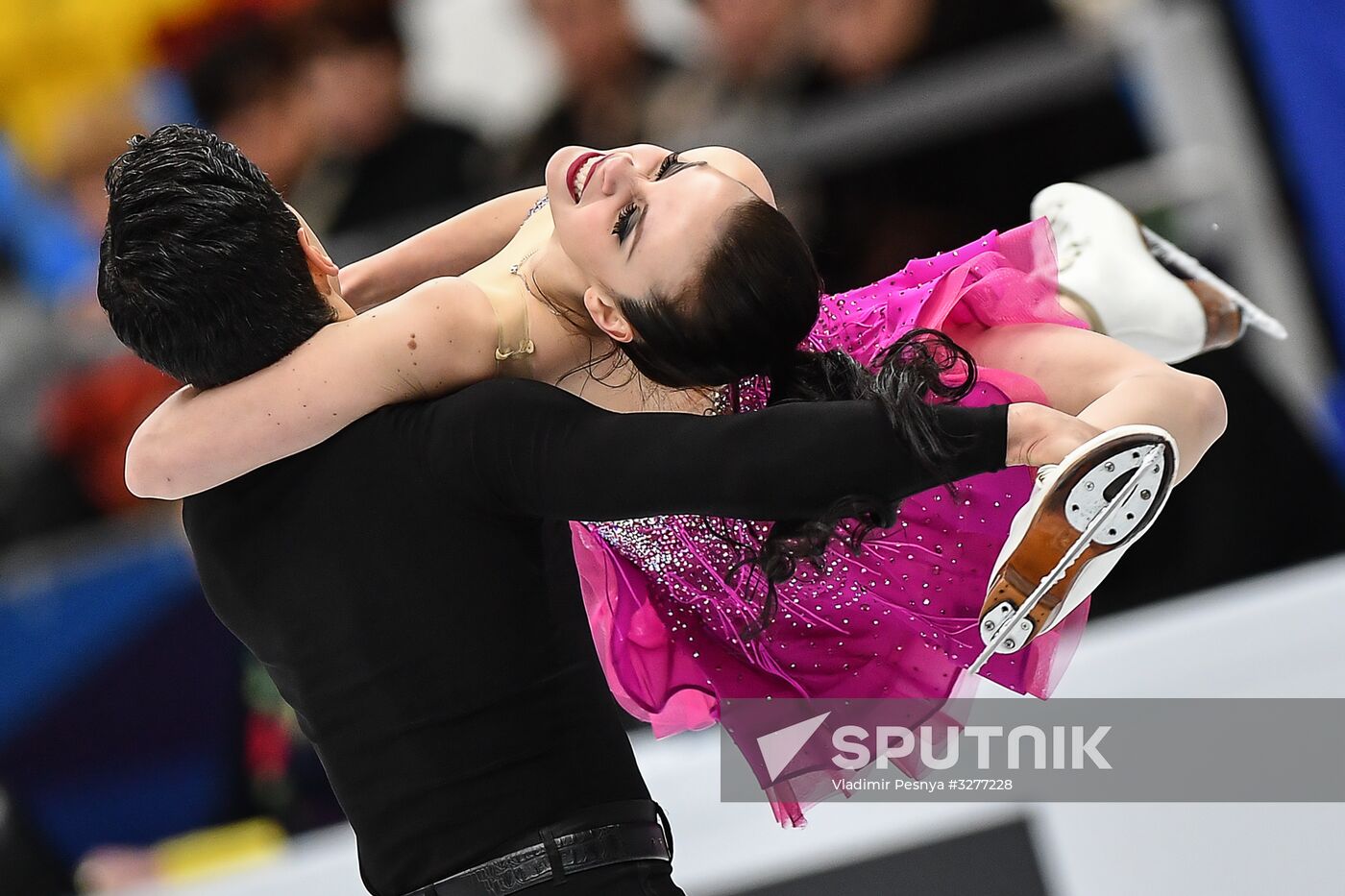 European Figure Skating Championships. Ice dancing. Short dance