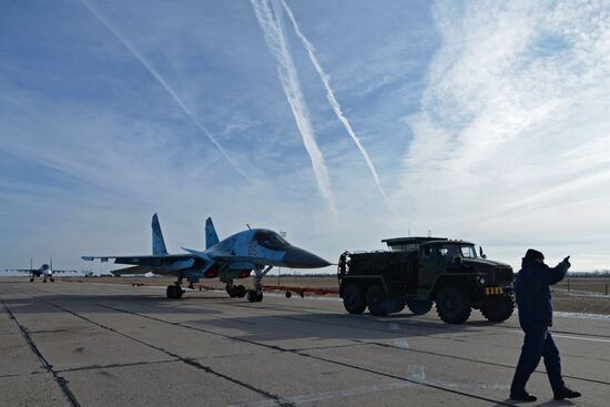 Tactical flight drill in Voronezh Region