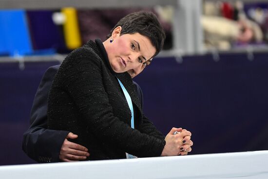 European Figure Skating Championships. Ice dancing. Short dance