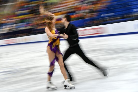 European Figure Skating Championships. Ice dancing. Short dance