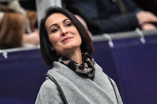 European Figure Skating Championships. Ice dancing. Short dance