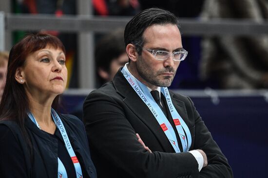 European Figure Skating Championships. Ice dancing. Short dance