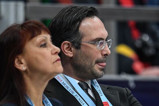 European Figure Skating Championships. Ice dancing. Short dance