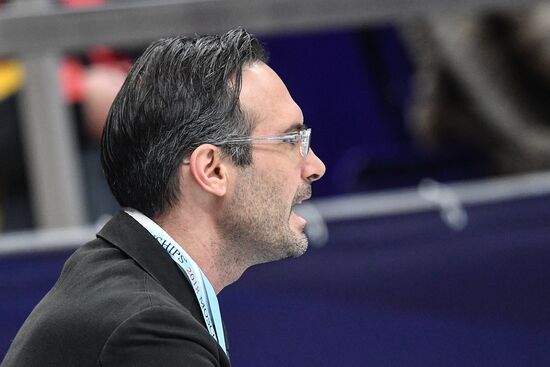 European Figure Skating Championships. Ice dancing. Short dance