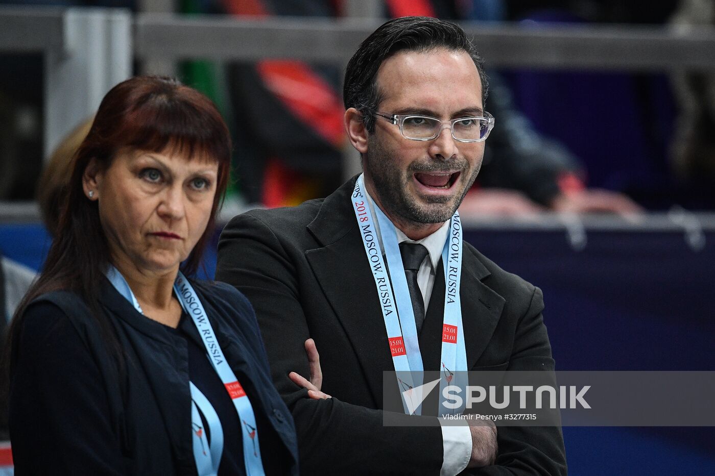 European Figure Skating Championships. Ice dancing. Short dance