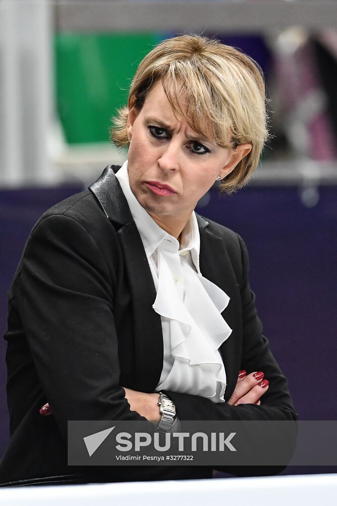 European Figure Skating Championships. Ice dancing. Short dance