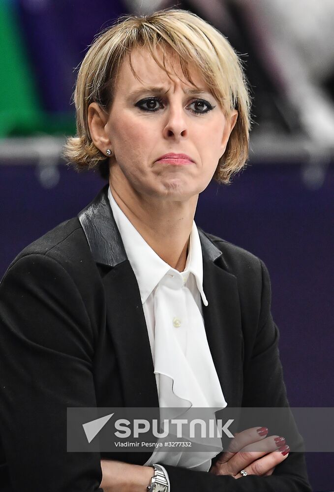 European Figure Skating Championships. Ice dancing. Short dance