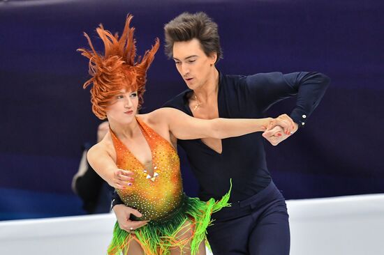 European Figure Skating Championships. Ice dancing. Short dance