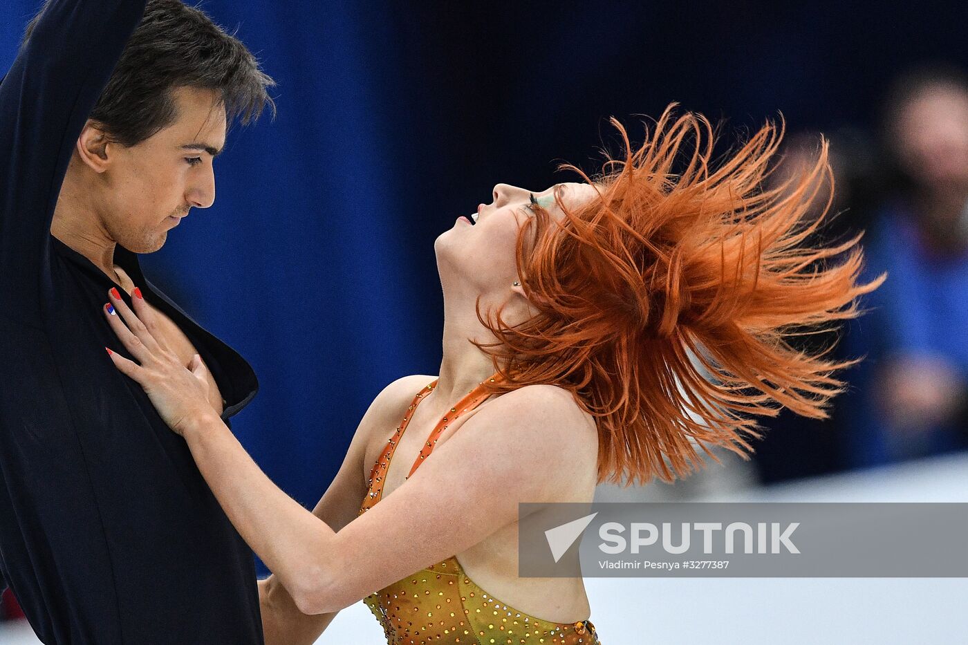 European Figure Skating Championships. Ice dancing. Short dance