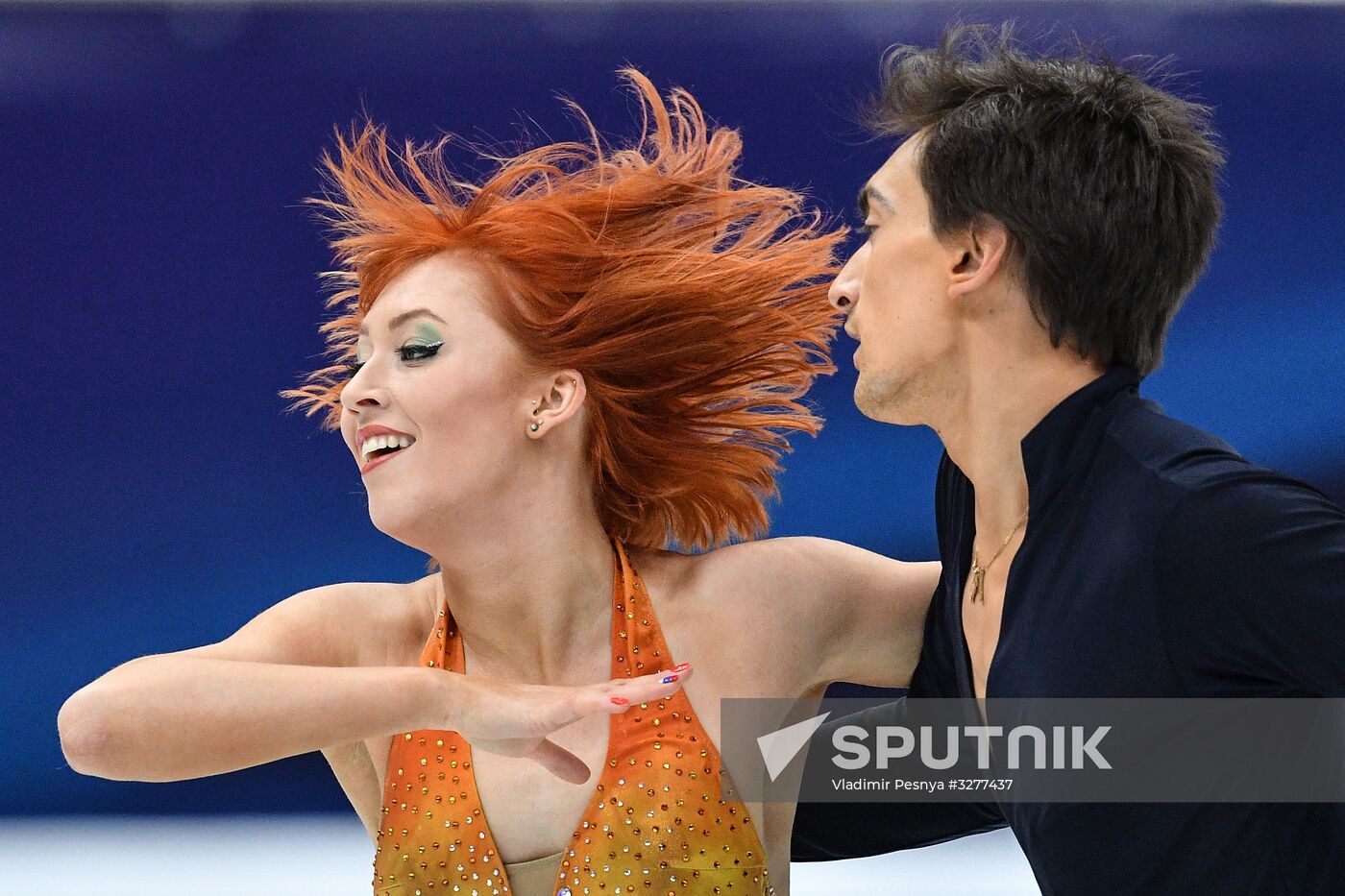European Figure Skating Championships. Ice dancing. Short dance
