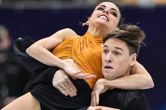 European Figure Skating Championships. Ice dancing. Short dance