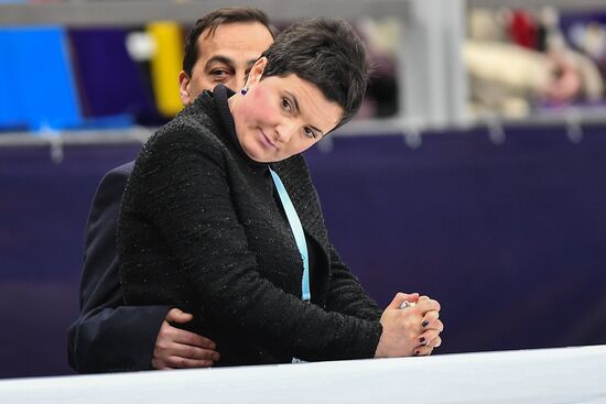 European Figure Skating Championships. Ice dancing. Short dance