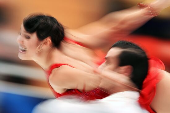 European Figure Skating Championships. Ice dancing. Short dance