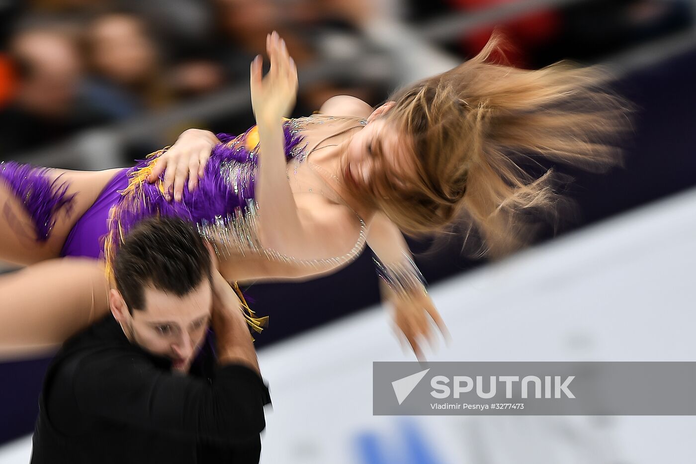 European Figure Skating Championships. Ice dancing. Short dance