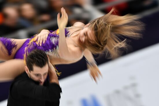 European Figure Skating Championships. Ice dancing. Short dance
