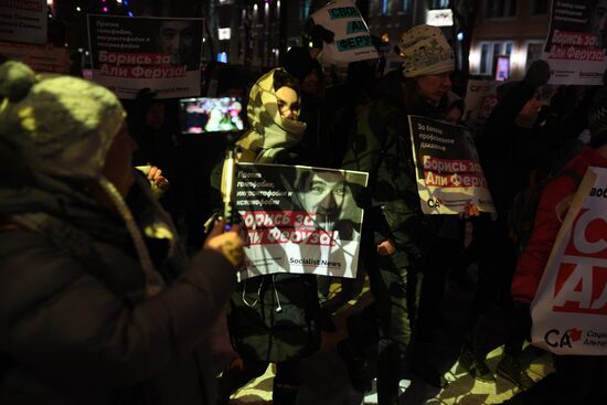 Commemorative march for lawyer Stanislav Markelov and journalist Anastasia Baburova