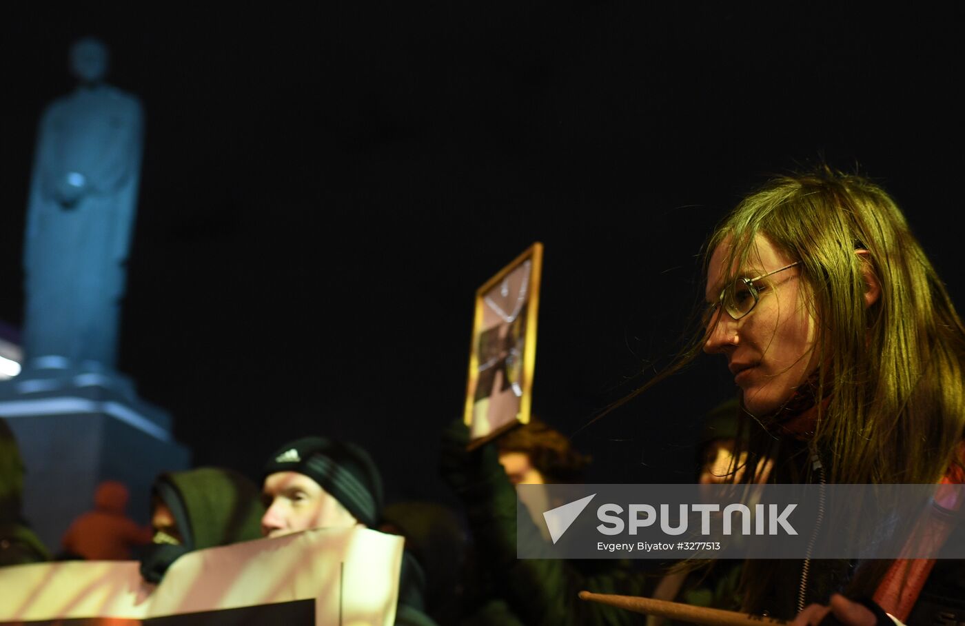 Commemorative march for lawyer Stanislav Markelov and journalist Anastasia Baburova