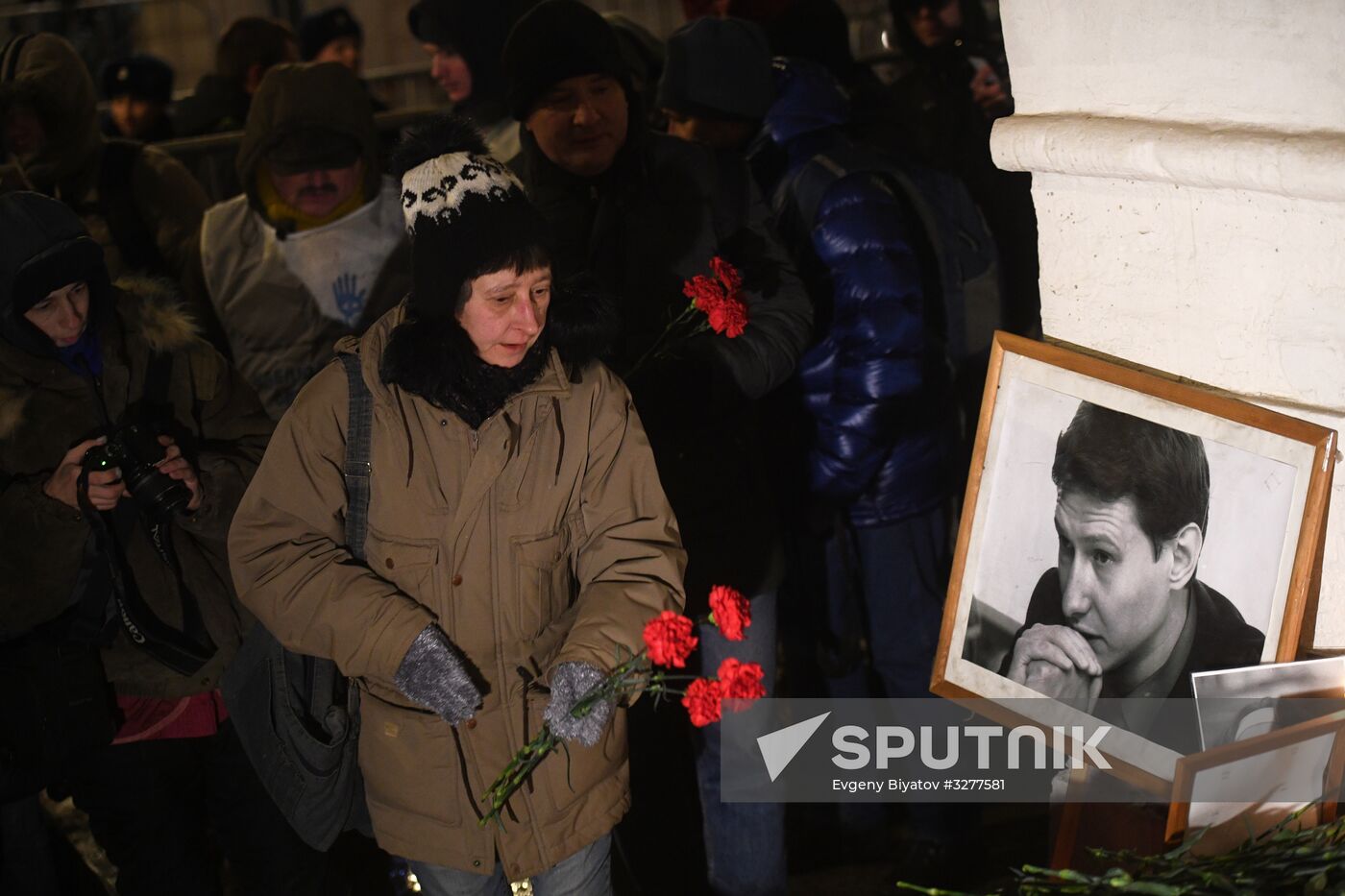 Commemorative march for lawyer Stanislav Markelov and journalist Anastasia Baburova