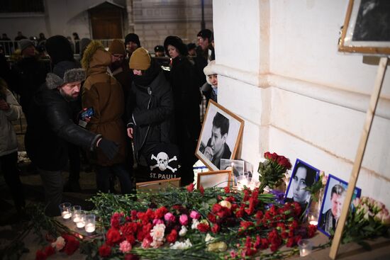 Commemorative march for lawyer Stanislav Markelov and journalist Anastasia Baburova