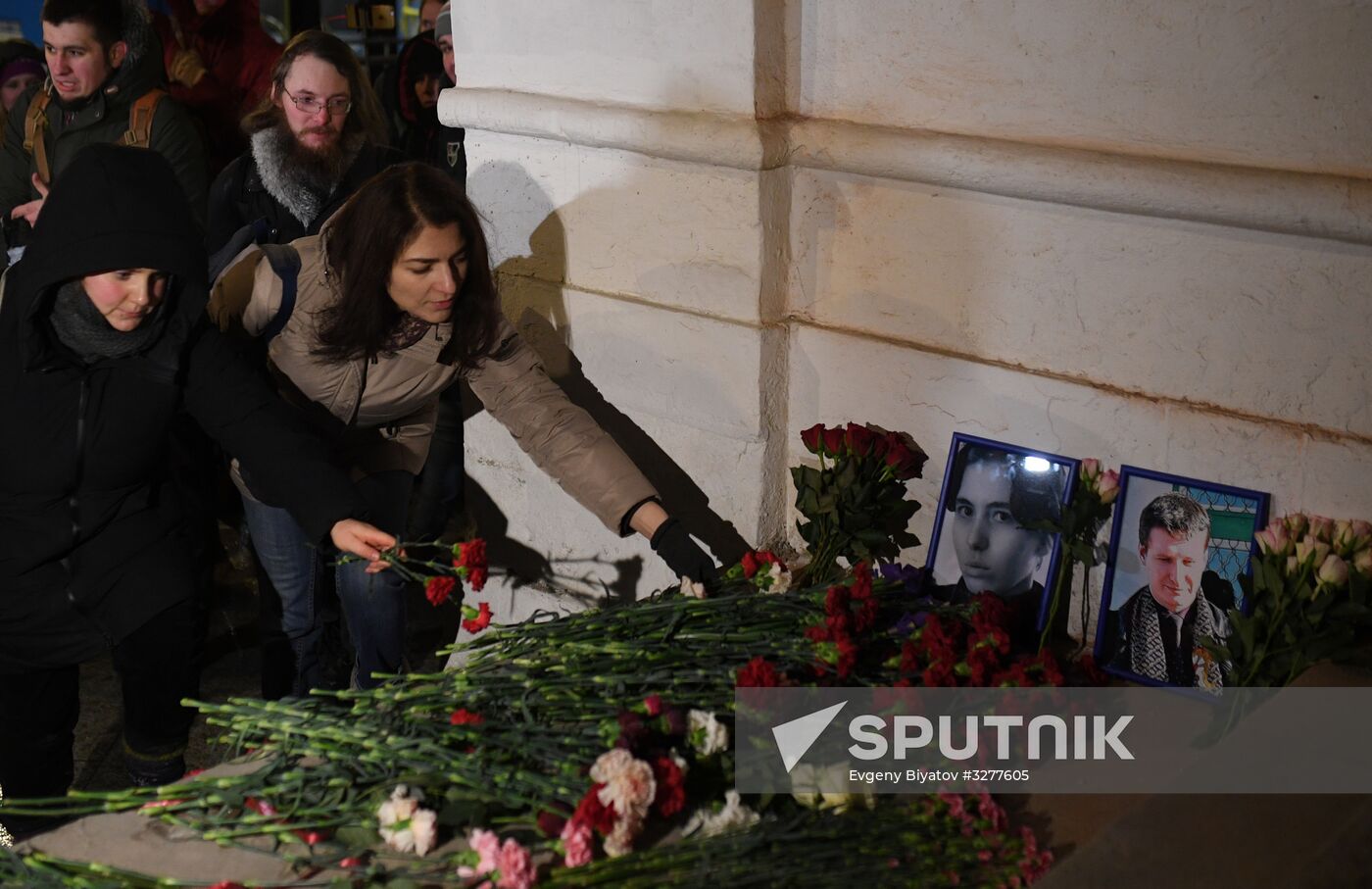 Commemorative march for lawyer Stanislav Markelov and journalist Anastasia Baburova