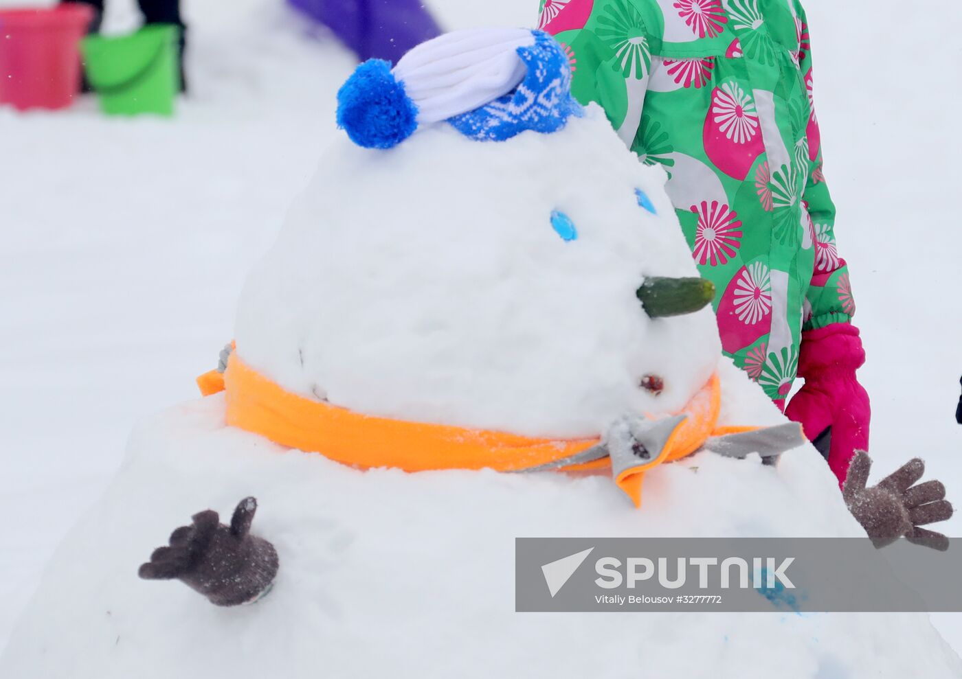 Art Battle of Snowmen festival