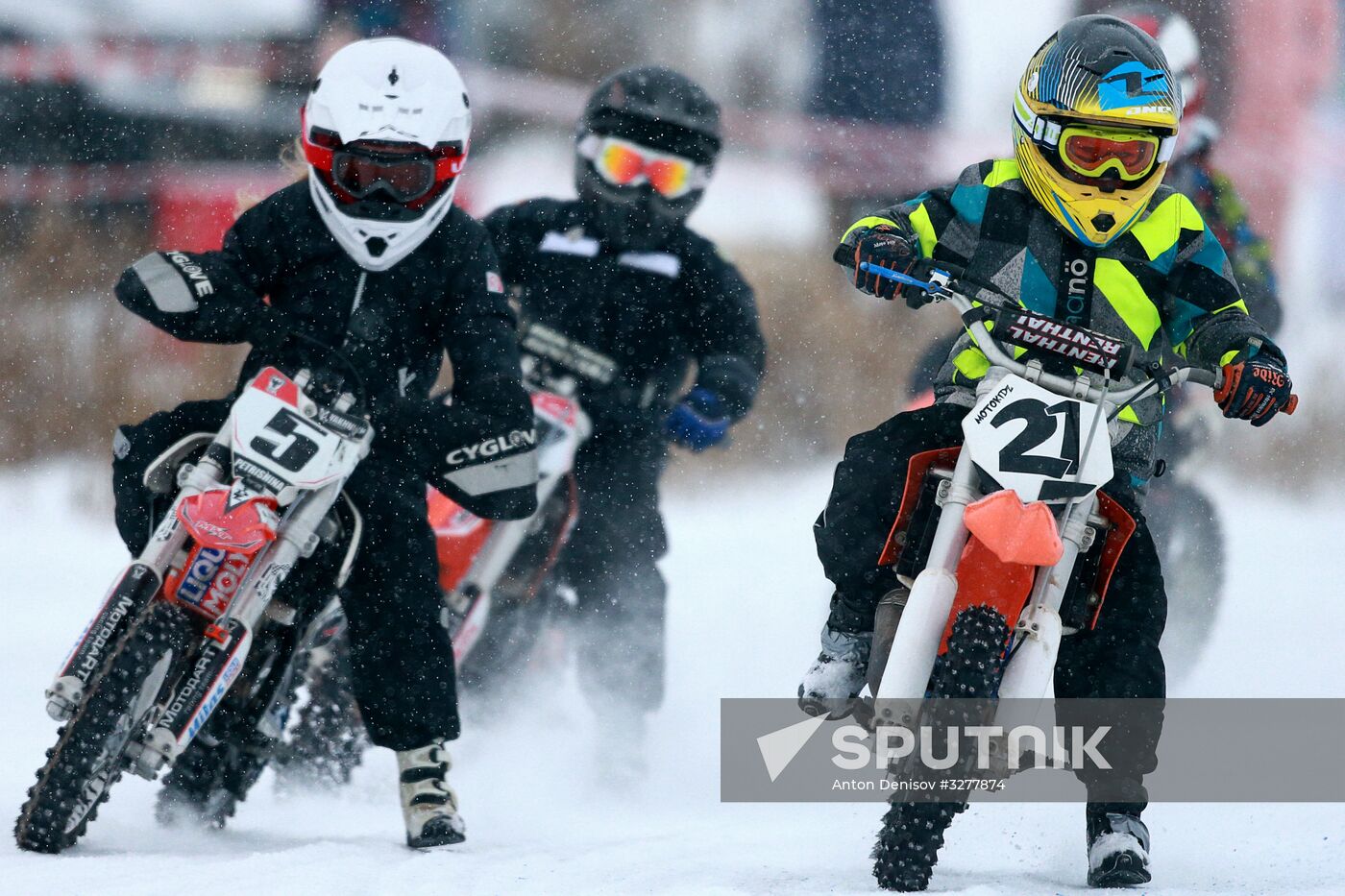 Ice speedway. Open Winter Russia Cup