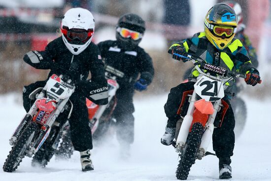 Ice speedway. Open Winter Russia Cup