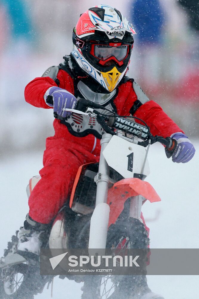 Ice speedway. Open Winter Russia Cup