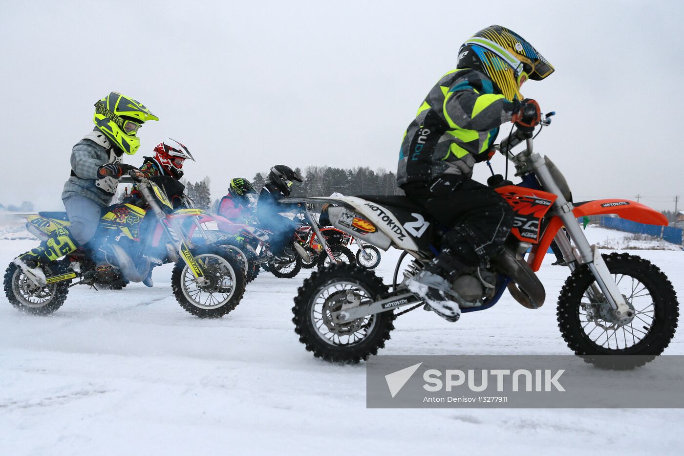 Ice speedway. Open Winter Russia Cup