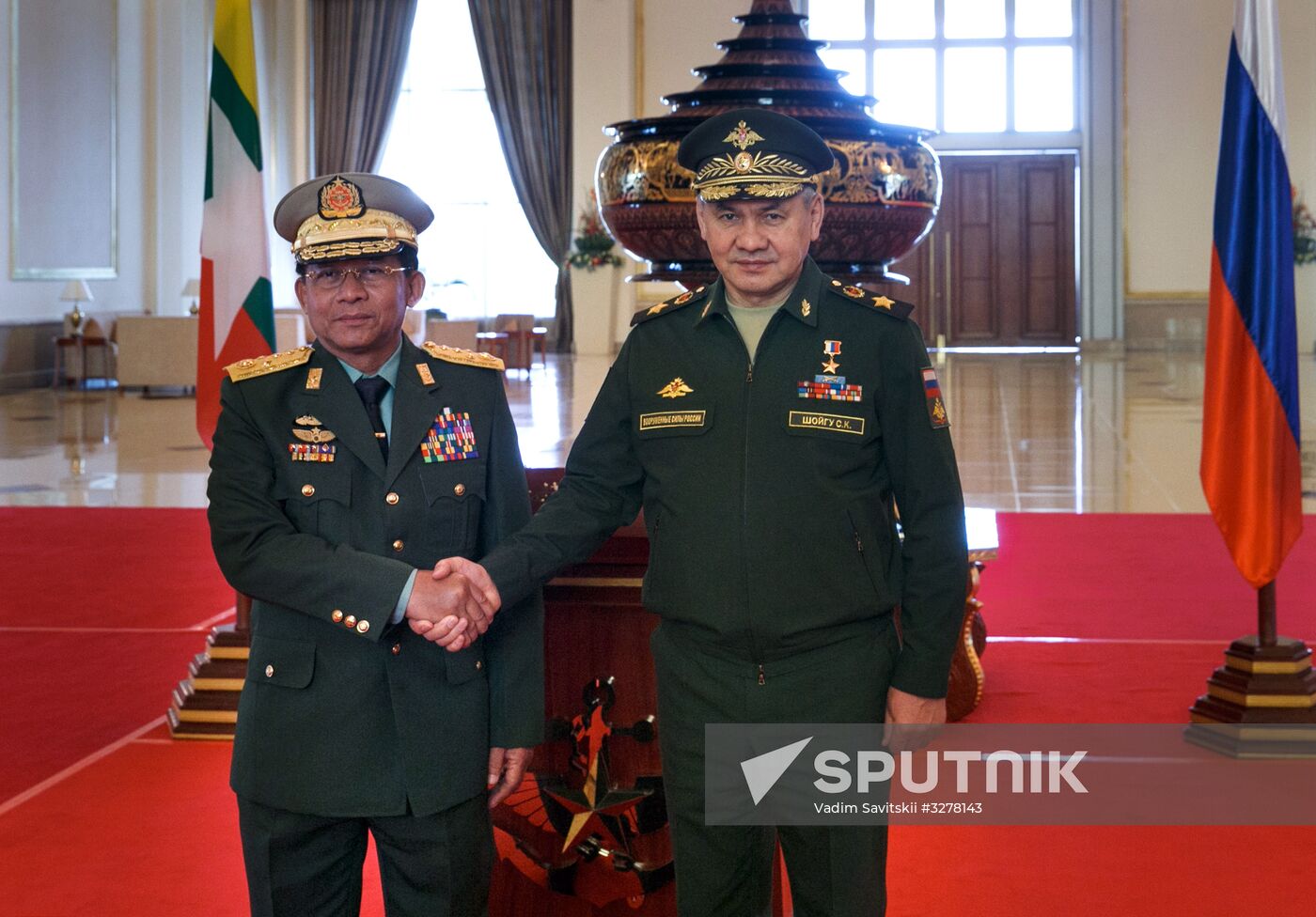 Russian Defense Minister Shoigu's official visit to Myanmar