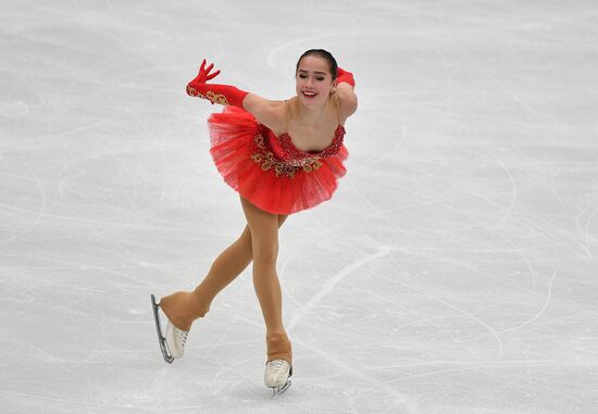 European Figure Skating Championships. Women's free skating