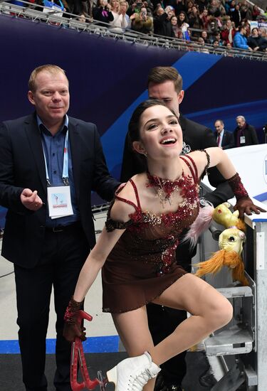 European Figure Skating Championships. Women's free skating