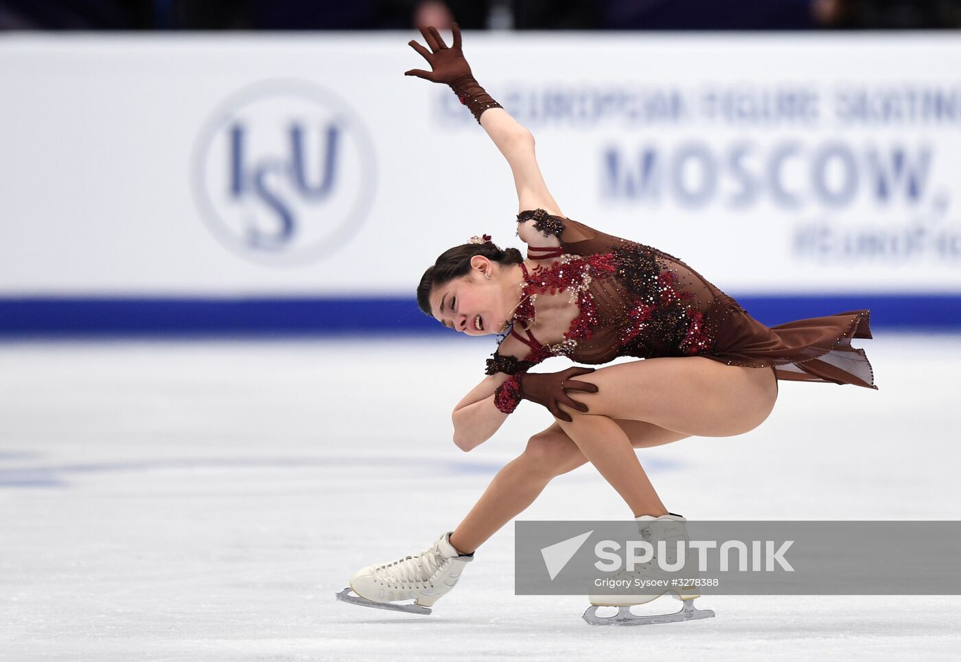 European Figure Skating Championships. Women's free skating