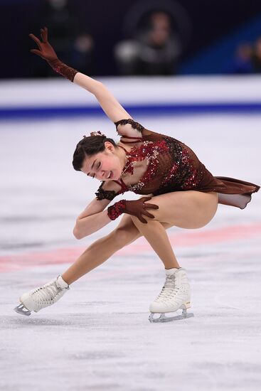 European Figure Skating Championships. Women's free skating